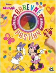 Notesbogen farverige fingeraftryk MINNIE med fingerfarver 23 × 30 cm
