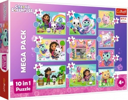 Trefl Puzzle for Kids Gabi Cat House 10 in 1