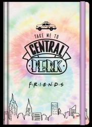 Linajkový zápisník A5 PRIATELIA tie-dye, pevná väzba