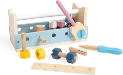 Cassetta degli attrezzi in legno 2 in 1 BIGJIGS TOYS