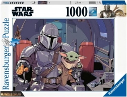 Ravensburger Puzzle STAR WARS: THE MANDALORIAN 1000 Teile