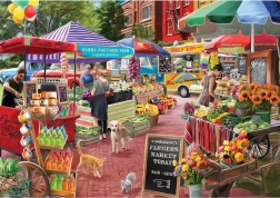 Eurographics Puzzle Una giornata al mercato agricolo 104 pezzi