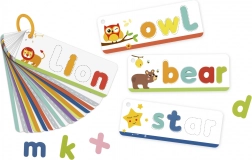 Tooky Toy Montessori Alphabet – Card and Letter Set for Learning Words, 57 Pieces