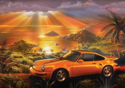 ART PUZZLE Puzzle Yellow Porsche 1500 pieces
