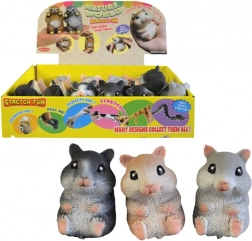 Rubber hamster 8 cm - toy for children