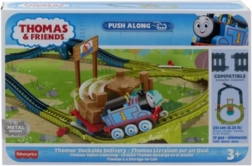 THOMAS & FRIENDS Push-Along Locomotive – metal engine with track set