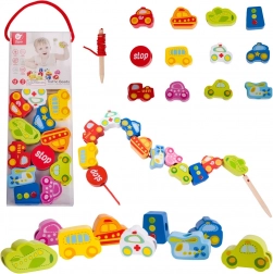 Classic World navlékací korálky doprava, 13 ks