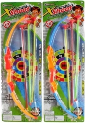 Dětská plastová sada luk a šípy s přísavkami