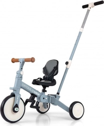 Triciclo per bambini 5 in 1 con asta di guida KINDERKRAFT OPTIMUS MAX, denim