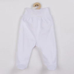 mezzi pantaloni per neonati New Baby Classic II bianchi 62 (3–6 mesi)