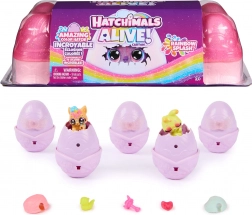 Hatchimals Alive Rainbow Splash set of 5 figures in eggs with accessories