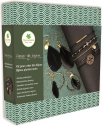 Jewelry Making – Costume Jewelry with Black Feathers