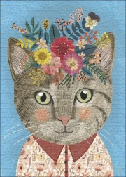Puzzle HEYE Floral Friends: Bellissimo gattino 1000 pezzi