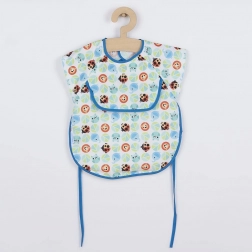 Detský podbradník–zástera New Baby 42 × 35 cm modrá