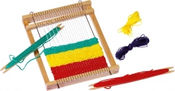 Goki wooden weaving loom for children