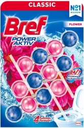 Bref Power Aktiv WC-opfrisker Flower 3×50 g