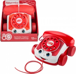 Fisher-Price Chatter Telephone – 80th Anniversary MATTEL Edition, Red