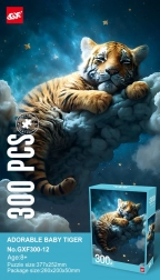 300-piece puzzle – little tiger in the clouds