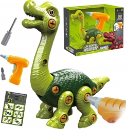 WOOPIE dinosaur construction set with drill 31 pieces