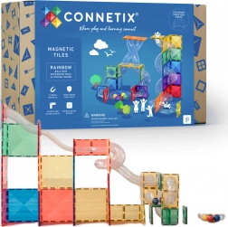 Connetix Ball Run set di espansione – costruzioni magnetiche, 66 pezzi