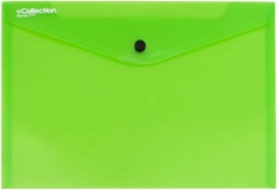 Dokumentmappe med trykknap A4, grøn, eCollection