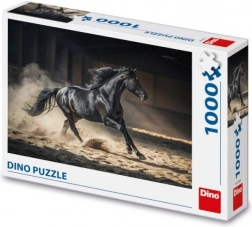 Fekete ló puzzle 1000 darabbal