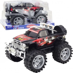 King Off-Road Car with Rear-Wheel Drive, Red‑Black, 27 cm