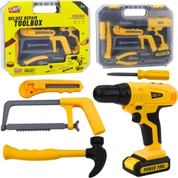 Dziecięca walizka z narzędziami, 12 elementów, ze światłami i dźwiękami