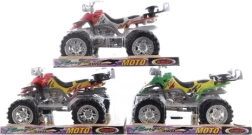Friction-Powered Quad Bike – Plastic Toy for Kids