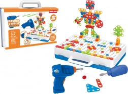 Kreatívna stavebnica s vŕtačkou a kufríkom