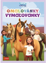 Pobarvanke Spirit – konji 20 × 27,3 cm, 24 strani