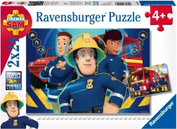 Ravensburger puzzel Brandweerman Sam 2×24 stukjes