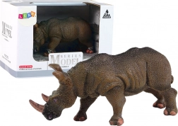 Large Collectible Rhino Figure from the World of Animals Series