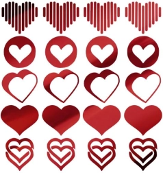 Decorative Heart Stickers