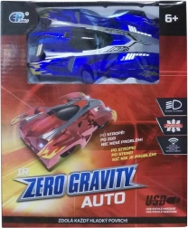 Remote control car driving on the wall