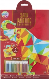 Pískové malování podle čísel A4 – sada 2 obrázků