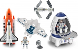 Set spaziale con figurina e navetta