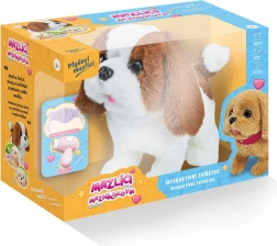 Interactive Plush Puppy Ťapka – brown-and-white Cuddlies set