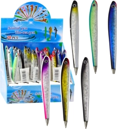 Stylo en forme de poisson à encre bleue
