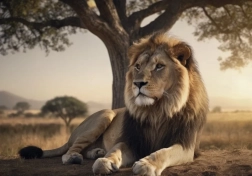 Resting Lion Puzzle 500 Pieces DINO