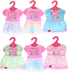 Oblekice za lutko 40–45 cm, mešanica barv