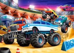 Puzzle 70 pieces Monster Truck Show