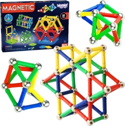 Woopie magnetiske byggesten 3D, 58 stk.