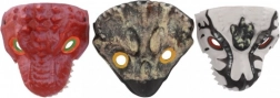 Maschera in schiuma di dinosauro 20x19 cm di diversi tipi per carnevale