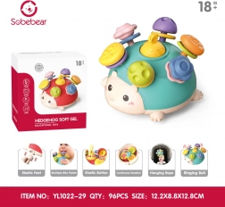 Giocattolo sensoriale multifunzionale riccio per i più piccoli