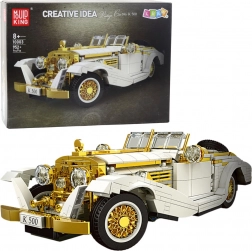 Construction Kit Retro Car K500 White-Gold