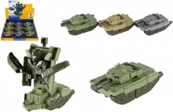 Transformujący czołg/robot plastikowy 14 cm na mechanizm sprężynowy