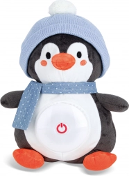 Veilleuse musicale pingouin lumineux 29 cm