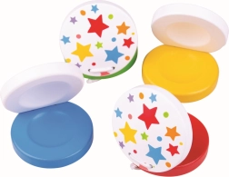 Bigjigs Toys castagnetten met sterretjes – blauw