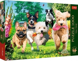 Trefl Puzzle Premium Plus Tea Time: Dog Pranks in the Garden 1000 pieces